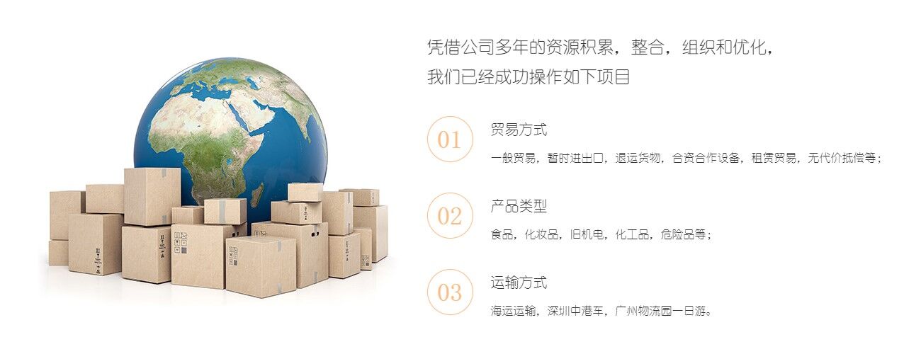 全球海運貿易方式 國際進口報關代理