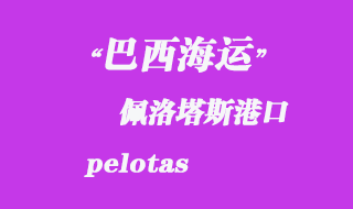 佩洛塔斯(pelotas)港口